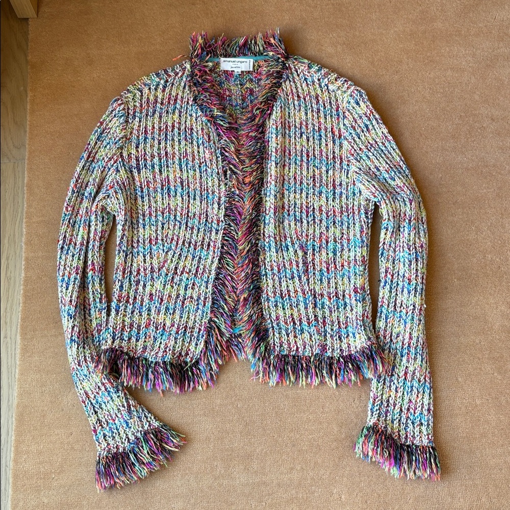 Vintage Ungaro Boucle Cardigan 🌈
